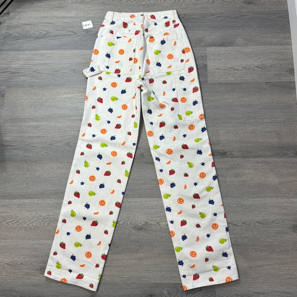 PacSun 90's Boyfriend Carpenter Fruit Salad Jeans - size 23 NWT - Picture 6 of 7